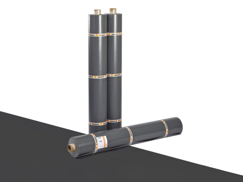PVC покривна мембрана Bauder THERMOFOL U15 1.5 mm, армирана, за плосък покрив