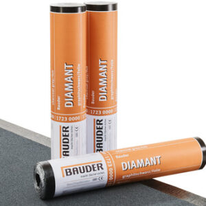 Bauder DIAMANT – противокоренна битумна мембрана 5.2 mm с графитено черна посипка